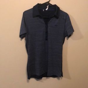 Like new Under Armour polo navy